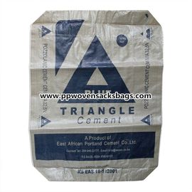 China Os PP laminados recicl cimentam os sacos da embalagem/sacos tecidos impressos 50kgs do saco da válvula fornecedor