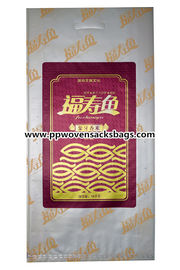 China Sacos laminados BOPP tecidos PP transparentes com o punho para o arroz fornecedor