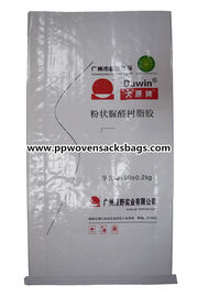China BOPP branco laminou sacos tecidos PP para a embalagem adesiva da resina 20kgs fornecedor