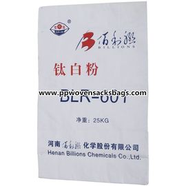 China Sacos de papel de embalagem Brancos dos sacos de papel recicláveis de Multiwall para a embalagem Titanium do pigmento fornecedor