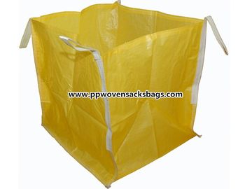 China Os PP amarelos encaixotam sacos para o minério/saco enorme grande tecido durável do polipropileno FIBC fornecedor