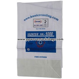 China Sacos de empacotamento tecidos PP recicl do polipropileno da parte inferior do bloco para a grão, cevada, embalagem da farinha fornecedor